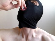 Drinking cum from my condom