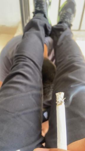 full verison made him footstool in my balcony.....findom paypig cashmaster alphaalphafeet alphamaster footdom