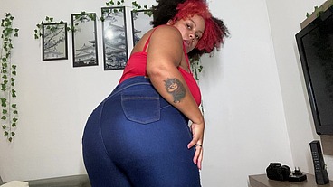 BBW Soda Burp and Fart on Tight Jeans