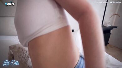 Cum dripping in my sexy stepsister while home alone