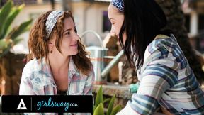 Getting Down and Dirty, Two Badass Babes Savoring Sweet Victory with Raunchy Fun!
