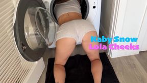 lola cheeks gets stuck in dryer & pounded by bbc