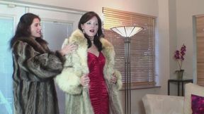 Sexy Wicked Step Sisters in Furs