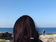 Outdoor fucking from amateur couple