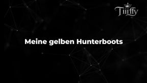 Meine gelben Hunterboots