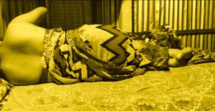 Beautiful Bhabi with shari sex with devar with big cock.
