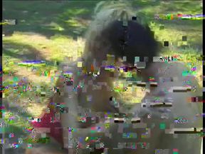 Sexy blonde tranny Melissa Merlin with nice round ass wraps her lips around a long thick cock before riding it in the wood