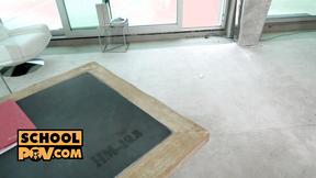 ”itsPOV - Disobedient teen dorm chick Nata Ocean is banged into place”