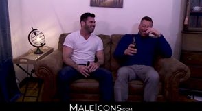 MaleIcons.com - Billy Santoro's wild ride with Hugh Hunter and intense passion