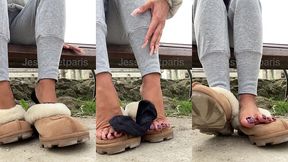 un bon feetworship dehors avant d’aller a la salle de sport qui vient ...