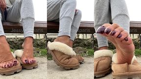 un bon feetworship dehors avant d’aller a la salle de sport qui vient ...