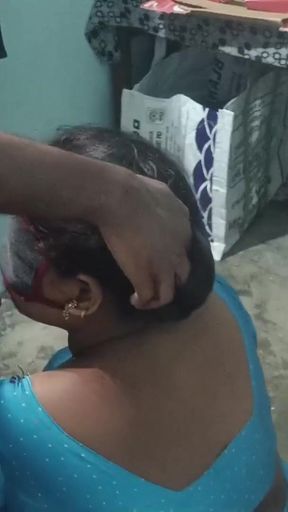 Indian desi hema aunty bowlojab doing   Clip 1