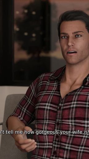 Emotional moment from &quot;My Husband&#039;s Boss - Chapter 1 - Christian fucked Hutch&#039;s wife Vivian in the garden - Highlight&quot;