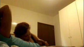 Insatiable BBW granny riding my dick in a cowgirl position