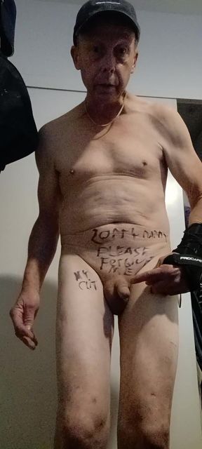 I  Has A New Master Who Demands I Write Humiliating Things On My Body And Show Everyone
