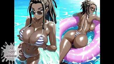 BEST OF EBONY GIRLS!! (ANIMATION COMPILATION 1) - ASMR/ROLEPLAY/JOI EDGE CHALLENGE