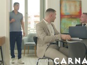 Staghomme Bastian Karim spit roasted by Apolo Adrii, Charlie Cherry