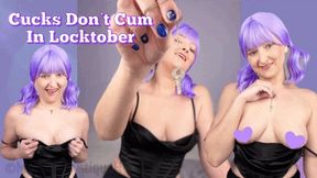 Cucks Don’t Cum In Locktober - Lock up your cuck cock in chastity for the month! - Femdom, Female Domination, SPH, Humiliation, Keyholder with Mistress Mystique Hoops - WMV