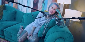 I talk about I - Isolation - ASMR podcast SFW talking goth skinny girl dreadlocks tattoo model inked girl