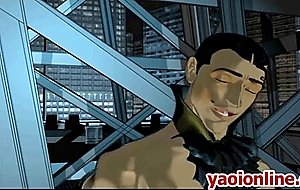 Hentai gay gangbang party boys sucking