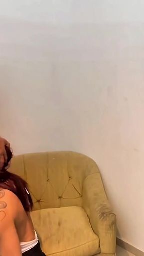Prt.1 - Behind the scenes of the day that My wife and her naughty little friend who likes danger and fuck hidden while&hellip;   Clip 1