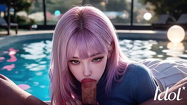 Young Korean Babe Takes Huge Cock from Elderly Grandpa [AI]