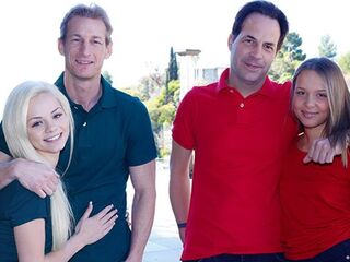 Summer Vacation Turns Taboo - Stepdads Eric and Tom Trade Stepdaughters for a Night of Passion