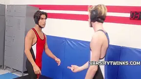 Wrestling Gave Him A Boner