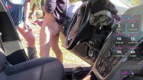 Another cock-hungry slut at the same cruising spot - I fucking love it