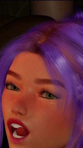 Key moment from "Gorgeos teen gets fucked on campervan while their road trip"