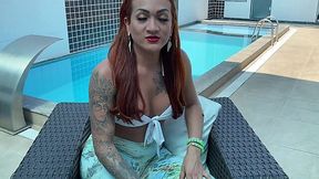 Nathalia Fontes gets her tight cunt stuffed while answering horny fans demands