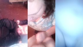 foot fetish collection - stacy humiliated me tram on my cock , and footjob me we fucked and i cum on her (full video)