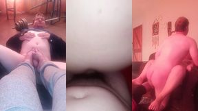 foot fetish collection - stacy humiliated me tram on my cock , and footjob me we fucked and i cum on her (full video)