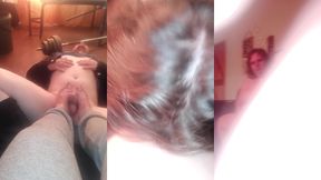 foot fetish collection - stacy humiliated me tram on my cock , and footjob me we fucked and i cum on her (full video)