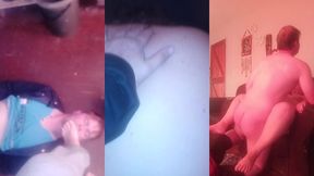 foot fetish collection - stacy humiliated me tram on my cock , and footjob me we fucked and i cum on her (full video)