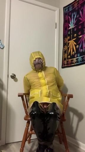 Jaw-dropping moment from "Yellow PVC raincoat bondage Part 2"