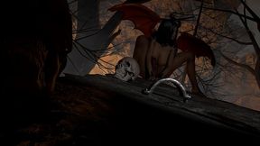 black futa ladyboy succubus out on a hunt