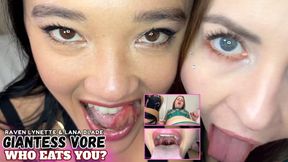 From Tongue to Uvula: Giantesses Raven & Lana Vore Preview 4K