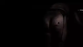 Whipping Her Pussy with the Butane Rubber Until She Squirts