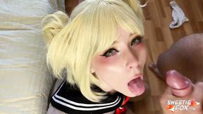 ”Passionate Deepthroating & Hard Fucking with Himiko Toga from the League of Villains”