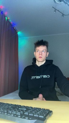 Stroking It Fast and Rough Until My Whole Hand Is Covered