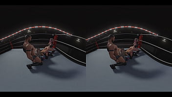 WWE reverse spitroast (ass-to-ass) threesome with Liv Morgan and Alexa Bliss