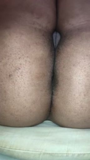 my ass begged for a cock and make it cum (EBONY ANAL GAPE)