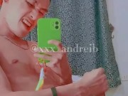 Young Asian Mirror Video Selfie