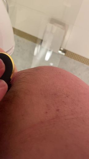 Ball Gag Anal Masturbation
