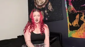 Goth Step Mommy Teaches You How to Jerk Off