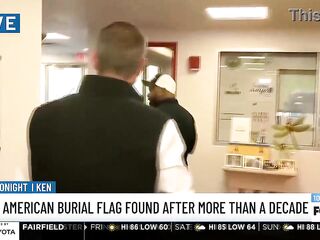 My actual step daddy discovered his burial flag