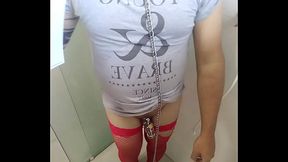 Escola Sissy. Como fa&ccedil_o enema/xuca no meu c&uacute_.