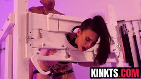 ”Stunning Kasey Kei submits to King Noire for rough ass pumping punishment”