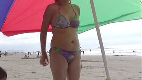 I come back very excited from the beach and have sex with the hotel owner, big cumshot on my hairy pussy